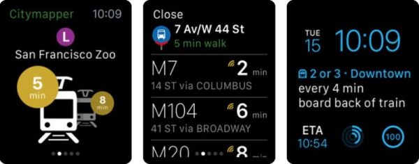 Những ứng dụng tốt nhất cho Apple Watch, bạn không thể bỏ qua 22 Citymapper là ứng dụng điều hướng khá nổi tiếng